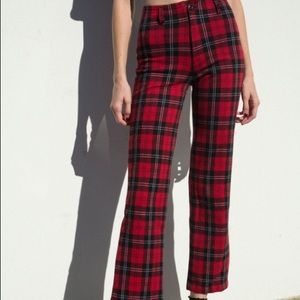 Red Valentina Pants